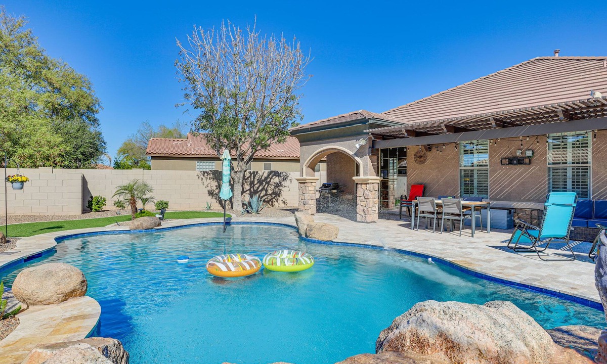 Seville House | Backyard Oasis & Pool: Gilbert Getaway!