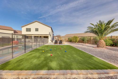 Coolidge House | Large Pool & Yard w/Bocce: Oasis in Coolidge!