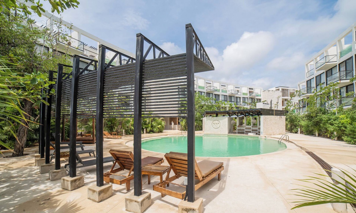 Tulum Apartment | Luxury Studio - Kitchenette Spa Gym & Priv. Cenote @TheWavesTulum
