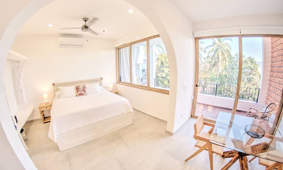 Bucerias Apartment | Oceanview Studio 3.5 Blocks to Beach