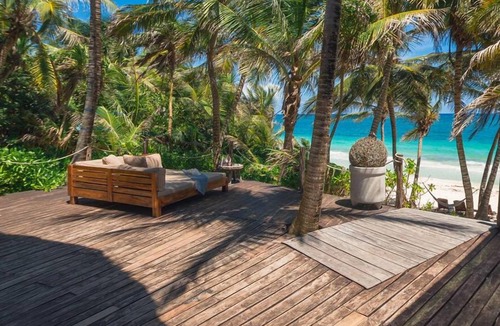 Zona Hotelera Villa | Casa ZaBa 5BR Oceanfront Villa with private cenote