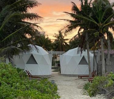 El Cuyo Hotel | Frequency Beachfront Domes El Cuyo
