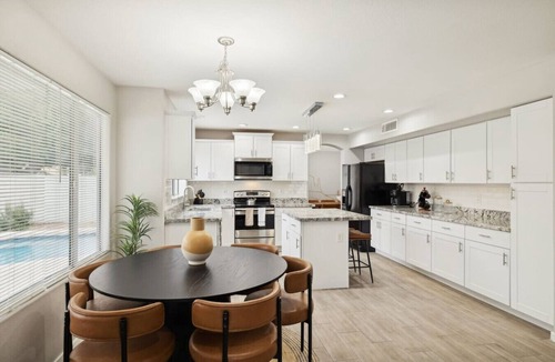 Madera Parc House | Gilbert Oasis Pool Heating + Game Room + Billiards