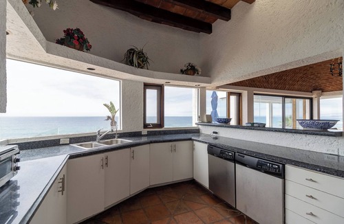 La Fonda House | Ocean Front - Private Land on Peninsula - Private Resort - Sandy Beach