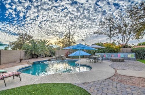 Gilbert House | Route 66 Oasis in Downtown Gilbert with Heated Pool & Mini Golf