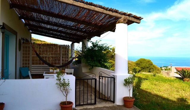 La Bartola panoramic house in Villa Paradiso. Lipari