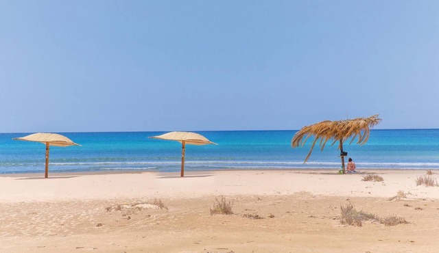 Look forward to a beautiful view of the countryside on vacation in this vacation apartment.
